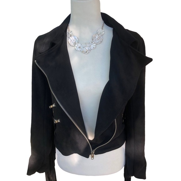 Fringe Faux Suede Jacket 🤩 - Picture 4 of 7
